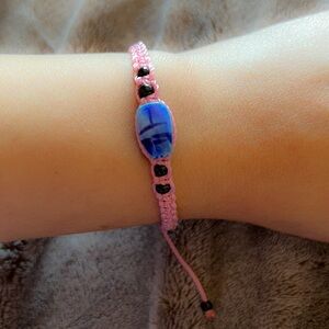Blue Scarab stone Egyptian bracelet